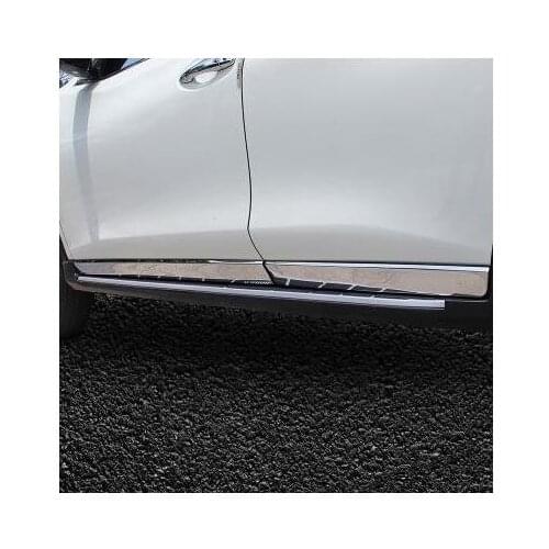 For Nissan X-Trail T32 2014-2019 stainless steel Chrome Car Body Side Door Molding Trim Exterior Body Kits Cover Car Accessory