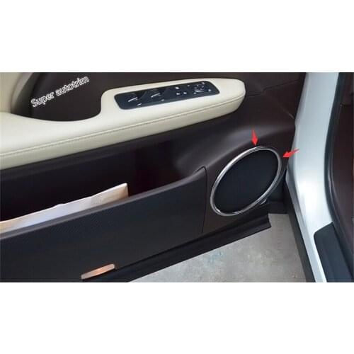 Lapetus Door Tweeter Speaker Stereo Sound Cover Trim Accessories Interior Fit For Lexus RX200t RX450h 2016 2017 2018 2019 / ABS