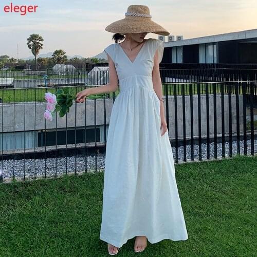 Eleger Linen Summer Dresses