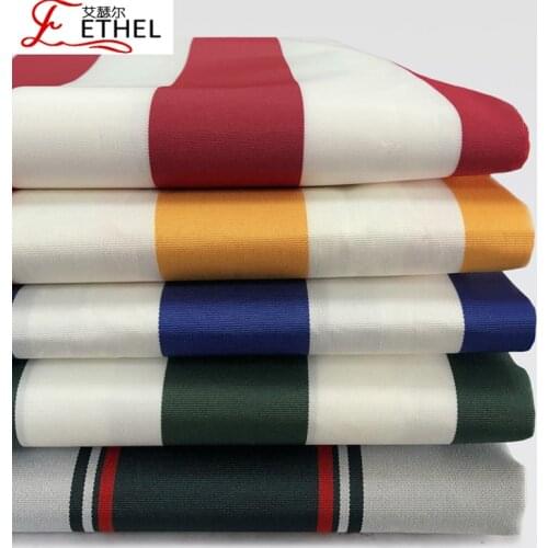 Ethel 1m*1.5m Extra Thickness 600D Yarn-Dyed Stripe PU Transparent Coated Oxford Cloth, Beach Chair Storage Basket Tent Cloth