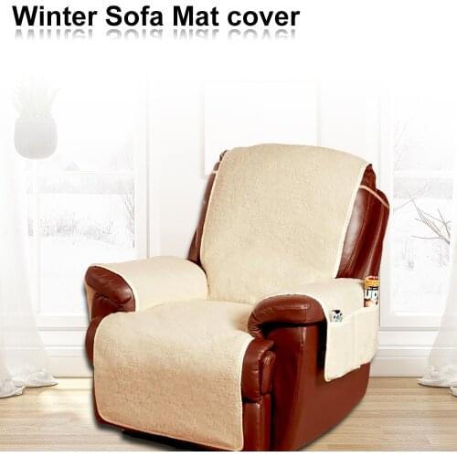 Fleece Sofa Mat Couch Cover Armchair Throw Seat Covers Slipcover Sofa Bed Mat Furniture Protector Covers For Room Home Decor