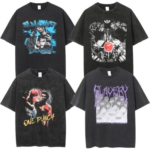 2021 men hip hop t shirt streetwear harajuku Retro t shirt summer oversize short sleeve cotton loose tops hiphop t