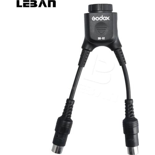 Godox DB-02 Two-in-One Y Pb820 Pb960 Battery Pack Cable Improving Recycle time AD360 AD180
