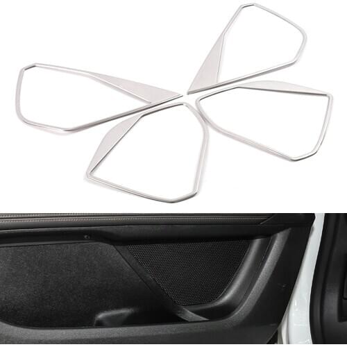 Chrome Door Speaker Trim For Peugeot 3008 5008 GT 2018 2019 2020 Accssories Styling Decoration