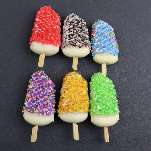 PU Fake Food Artificial Nut Ice Cream Cake Dessert Food Model Photo Props