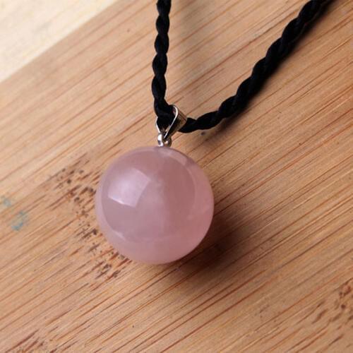 Natural quartz crystal healing stones rose clear crystal balls spheres Amethyst pendant for gifts