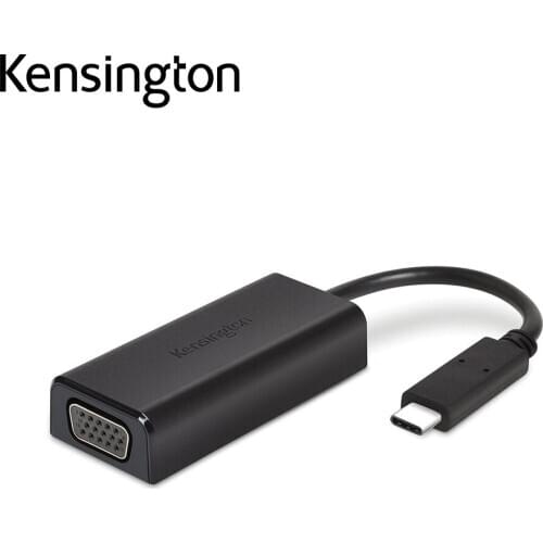 Kensington Original CV2000V USB-C HD VGA Adapter Full HD 1080P for ChromeOS/MacOS/Win Projector Thunderbolt3 Laptop K33994