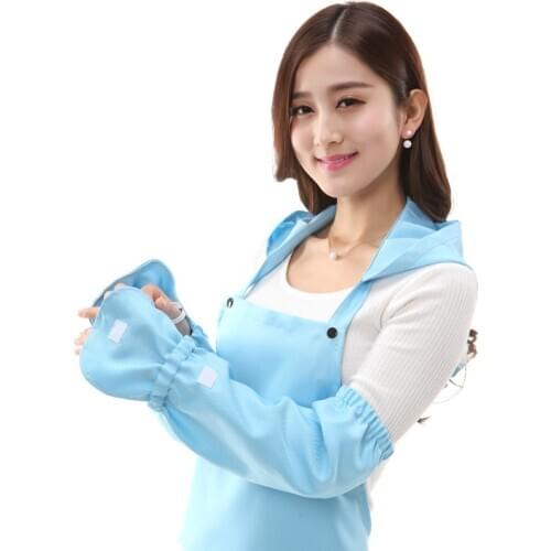 Commercial oil-proof splash sleeves prevent the pain of splashing oil without splashing oil