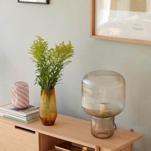 Modern Glass Table Lamp Bedroom Bedside Lamp Living Room Conference Hall Hotel Cafe Club Nordic Desk Lamp