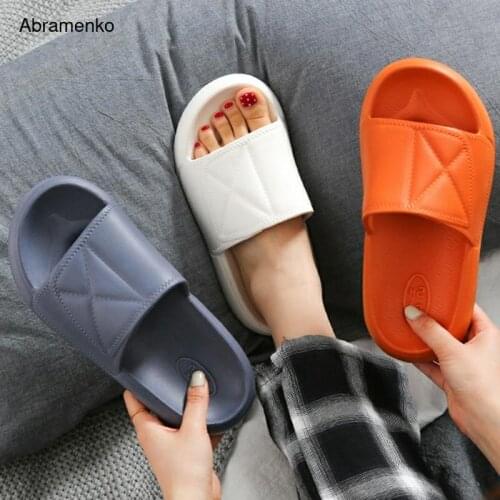 Summer Men Slippers Casual Black White Shoes Non-slip Slides Bathroom Sandals Soft Sole Women Slides Plus Size 45