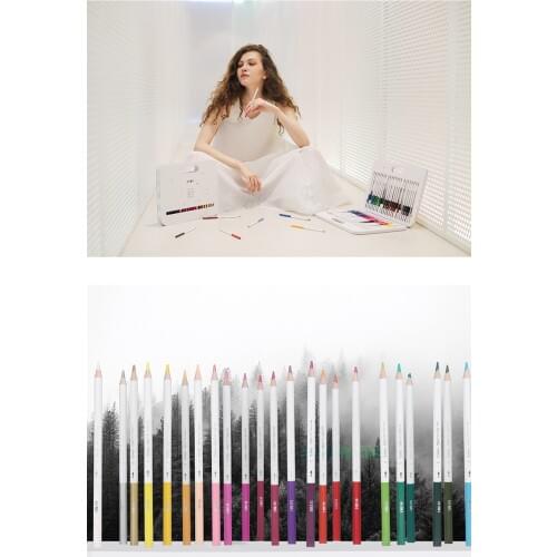 Miya Himi colored pencils gift set with handle bar for Kids, Adults, artists in 24/36/48 Colors