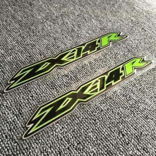 Motorcycle For Kawasaki Ninja ZX-14R ZX14R ZX 14R Fairing Decoration Decal Gas Knee Tank Pad Stickers Emblem Badge Logo