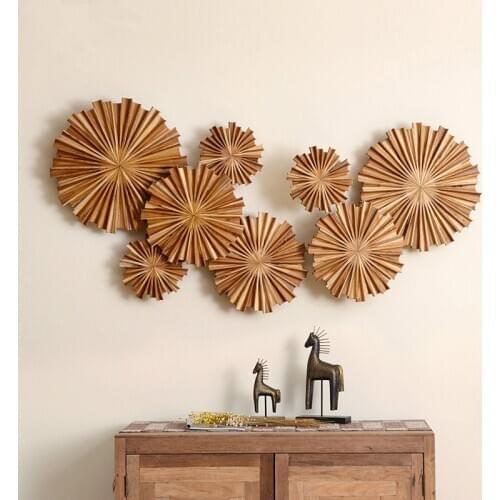 New Chinese Style Living Room Wall Decoration Creative Wall Decoration Sofa Background Wall Decoration Three Dimensional Wall