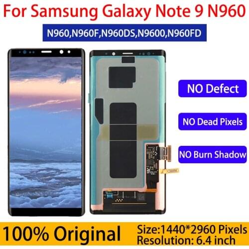 Original 100% Super AMOLED Lcd For Samsung Galaxy Note 8 Screen N9500 N950Fd N950U Display Note8 Lcd With Black Spots dot