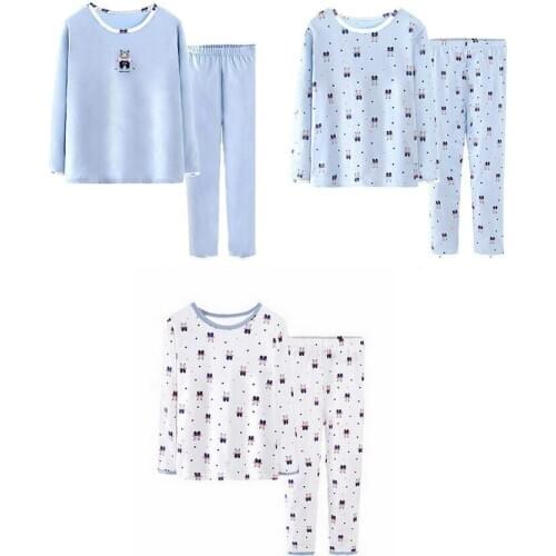 Kids Pajamas Boys Girls PJS Cotton Toddler Clothes Set Long Sleeve and Pants Pajamas Sets Cartoon Sleepwear Homewear outfits