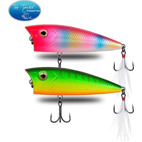 CF Lure 70mm 10g/60mm 7g Fishing Popper Lures Topwater Whopper Plopper Fishing Lure