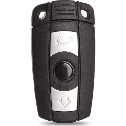 Jinyuqin Remote Key Shell For BMW E61 E90 E82 E70 E71 E87 E88 E89 X5 X6 For 1 3 5 6 Series Replace 3 Button Smart Car Key Case