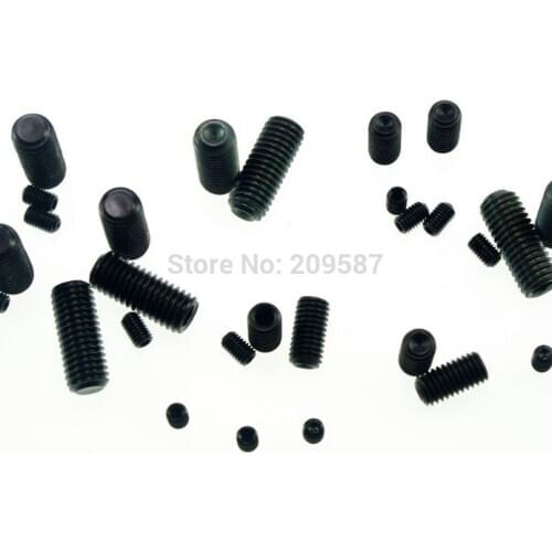 QTY50 M2x12mm Head Hex Socket Set Grub Screws Metric Threaded Cup Point