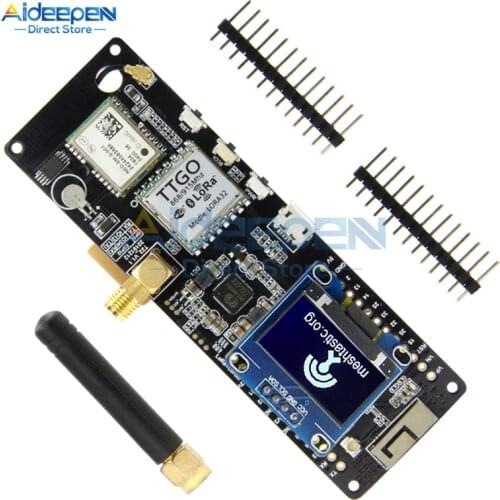 T-Beamv ESP32 chip Bluetooth WiFi wireless module LoRa GPS NEO-6M SMA With OLED Screen 433MHZ/868MHZ/915MHZ/923MHZ