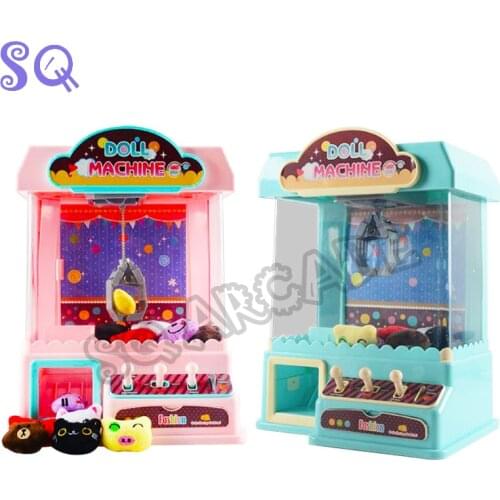 Vending Machine Electronic Claw machine for Children Catcher Alarm DIY doll house coins small Dispenser Gift childrens Toys