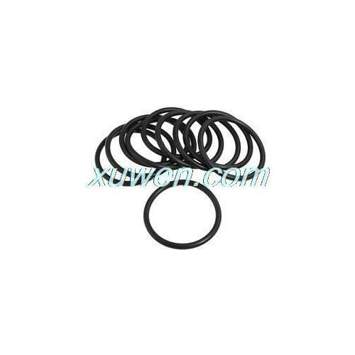10x Black 75mm OD 5 7mm Thickness Nitrile Rubber O Ring Oil Seal Gasket