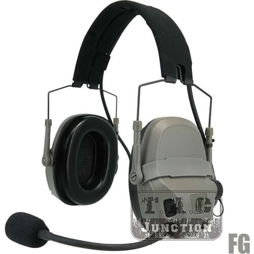 AMP Tactical Pickup Noise Reduction Headset For Shooting Hunting Airsoft Upgraded Multi-Mode Helmet Communication Headphones FG