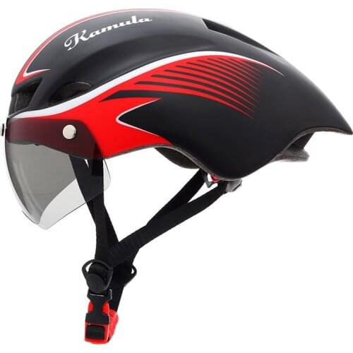 CAIRBULL 2 Lens Cycling Helmet Racing Bike Bicycle Helmet Magnetic Goggles Road Mountain MTB Pneumatic TT Helmet Casco Ciclismo