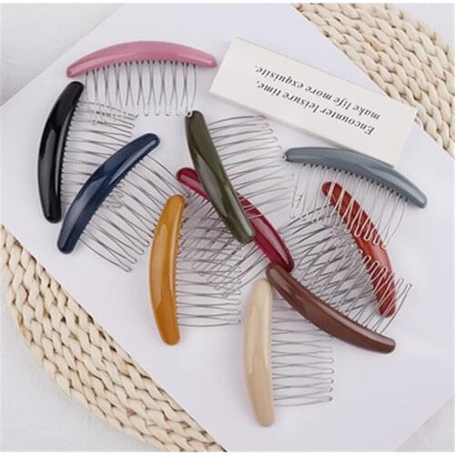 Candy Color Hairbrush Acrylic Hair Clip Simple And Stylish Korean Version Hair Combs For Women