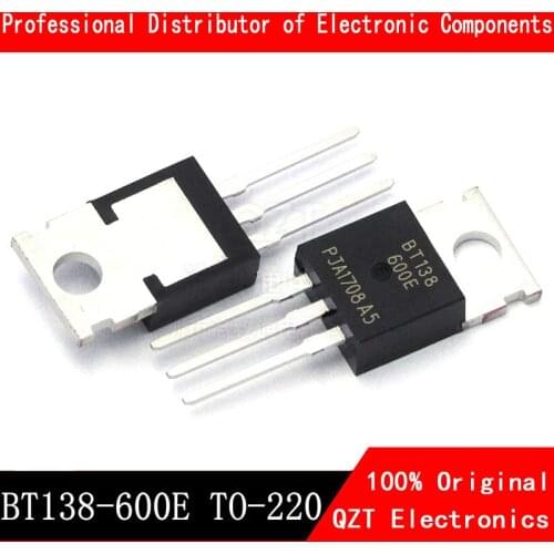 10pcs/lot BT138-600E TO220 BT138-600 BT138 600E TO-220 new and original IC Chipset
