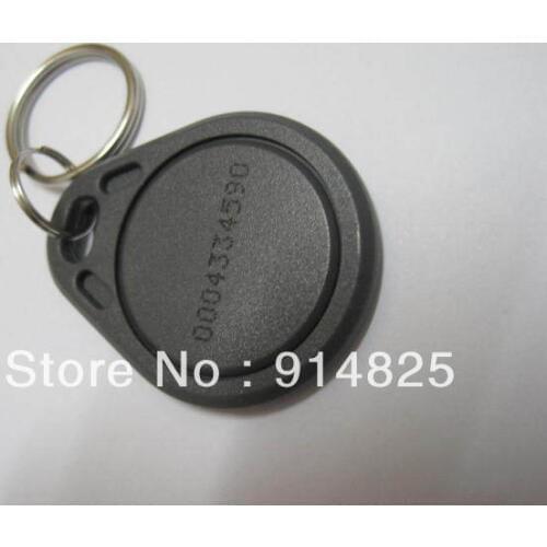 10pcs/Lot+ TK4100 +125Khz + EM-ID proximity RFID keyfob with card number printed one year warranty access control keytag