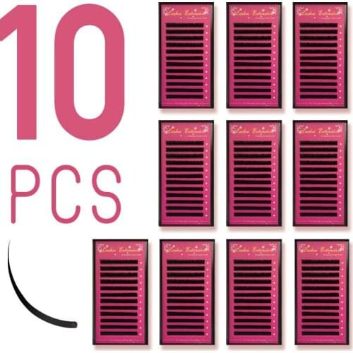 Lucky Lash10trays all size individual mink false eyelash extension,volume 3D eyelashes extension natural soft lashes