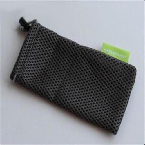 100pcs free shipping mesh drawstring jewelry gift bag pouche custom logo for gift palmtop phone jewelry packaging