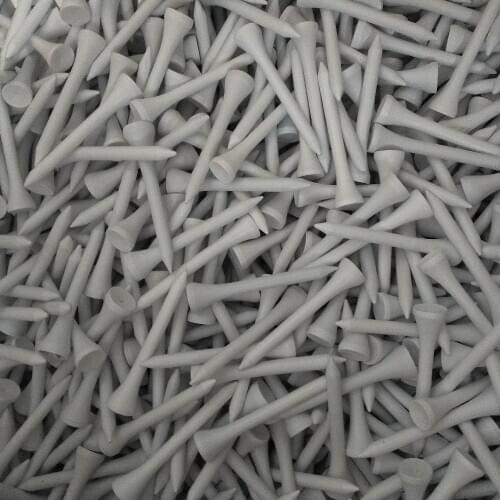 1000pcs/ lot Great quality bulk 54mm white color wooden golf tee