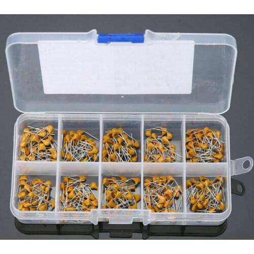 300pcs 50V monolithic ceramic capacitor 10pF to 100nF multilayer ceramic capacitor classification kit 10Value