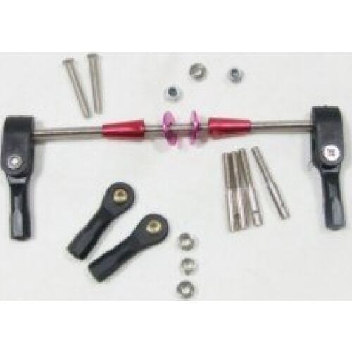 Aluminum Rudder Assembly D4 x L110mm x M3 for 50CC RC Airplane