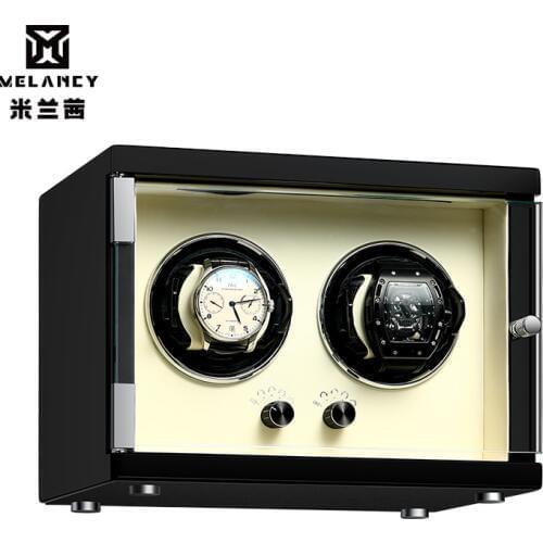 Automatic Watch Winder Wooden 2 slots Watches Box Jewelry Display Storage Case Organizer Watches