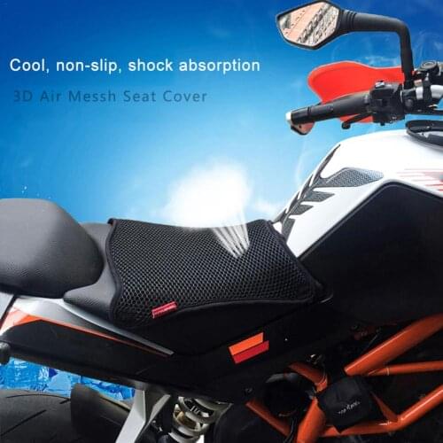 Motorcycle Seat Cushion Cover Anti-slip Rubber Waterproof Dust Protector Motorbike Scooter Seat Cover For Motorcycle Accessories