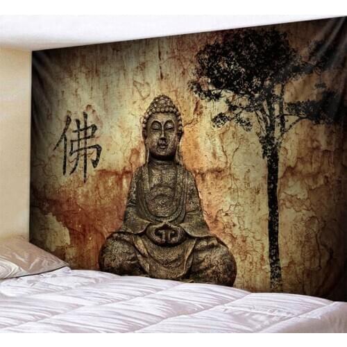 Indian Buddha meditation home decoration tapestry Mandala tapestry Hippie Bohemian decorative yoga mat bedroom sheet
