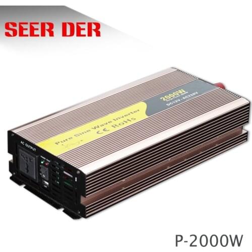 Solar energy 2kw pure sine wave inverter 12v/24v dc wide input range to 220v ac grid tie 2000w inverter circuit diagram