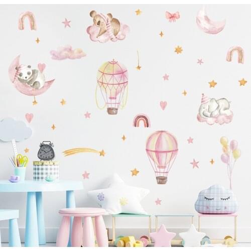 Наклейки с животными на стену Jiayingbest China At AliExpress