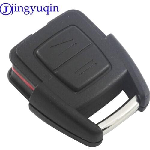 Jingyuqin 2 Buttons Remote Car Key Shell For Vauxhall Opel Astra Zafira Omega Vectra No Chip Uncut Blade Car Key Case Fob Cover