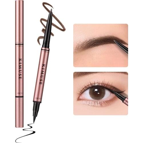 2 In1Eyebrow Pencil Eyeliner Pen Double-head Long-lasting Waterproof And Sweat-proof Eye Liner Natural Makeup Cosmetics TSLM1