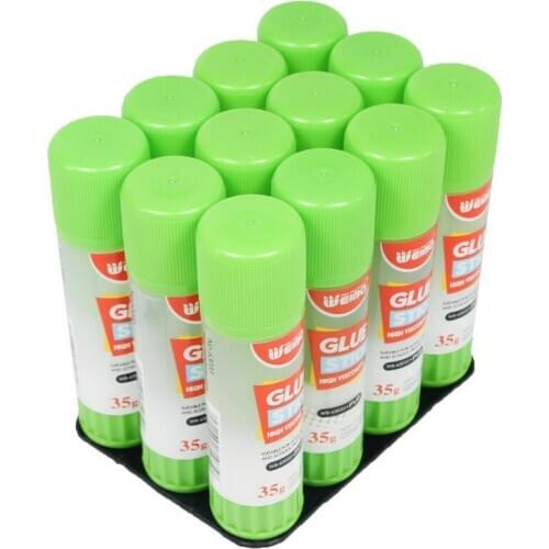 Stick school Solid glue 35g PVP strong adhesive 63035 Glue count12 creative design handcraft school Office supplies
