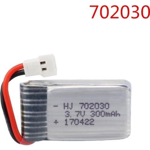 3.7V 300mAH Lipo Battery For Udi U816 U830 F180 E55 FQ777 FQ17W Hubsan H107 Syma X11C FY530 For RC Drones 30C Battery 3.7v