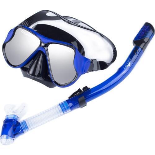 Sbart Dry Scuba Diving Mask Gear Set Underwater Swimming Snorkeling Goggles W/Breathing Pipes Equipment 2018 BO