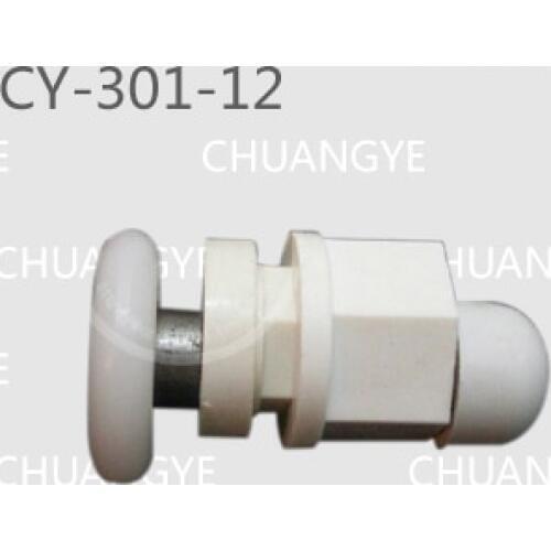 Copper sliding shower door roller