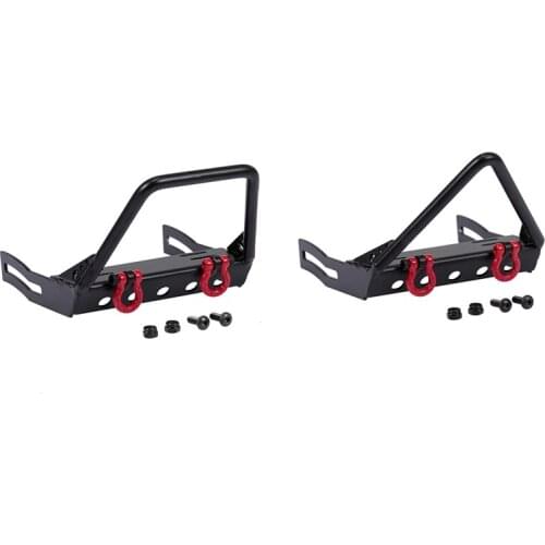 Metal RC Rock Crawler Car Front Bumper for 1/10 RC Crawler Axial SCX10 Traxxas TRX4 D90 CC01 Upgrade Parts