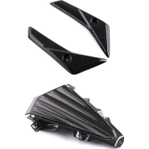 Real Carbon Fiber For YAMAHA Tmax 530 TMAX530 2013-2016 Motorcycle Nose Cover Windshield Windscreen Upper Side Panels