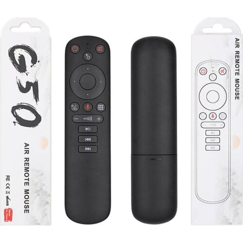 G50 Aero mouse Gyroscope Voice Search Remote control Air Mouse Android TV IR Learning 2.4G Wireless RC for Android 10 TV Box