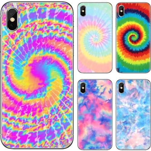 Retail Silicone Phone Case For ZTE Blade A520 A512 A452 A602 A5 2019 V6 V7 V8 V9 V10 Lite Viat Tie Dye Tumblr Background